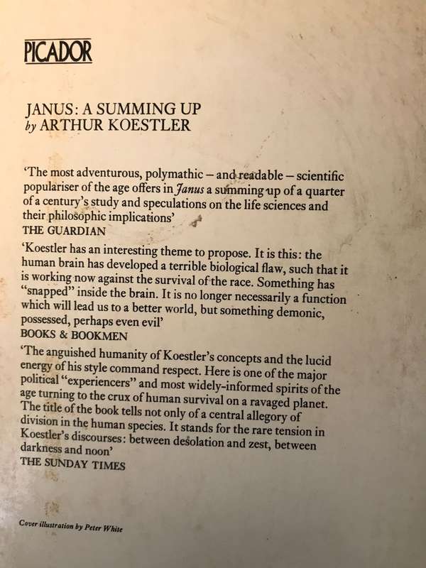 Janus: A Summing Up - Arthur Koestler