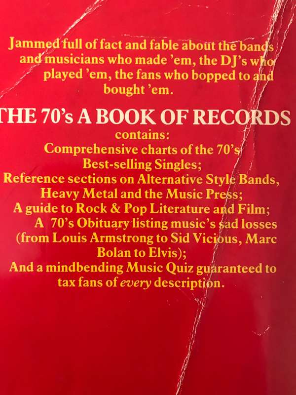 The 70's: A Book of Records | An A-Z on the 70's Music Scene - Tony Jasper