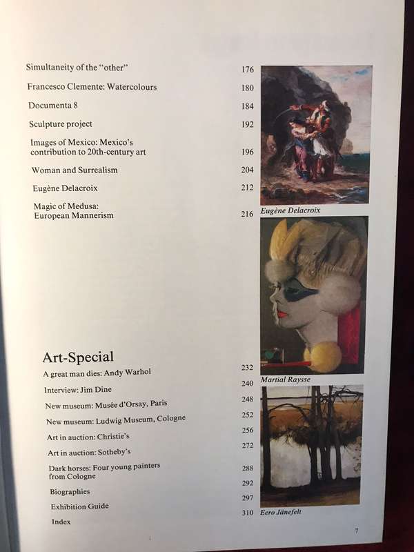 Art Expo 88 : The International Review of the Major Exhibitions and Events of the Past Year