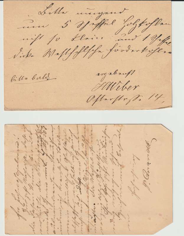 4 x Deutsche Reichs Post used postal stationary cards 1876 to 1884