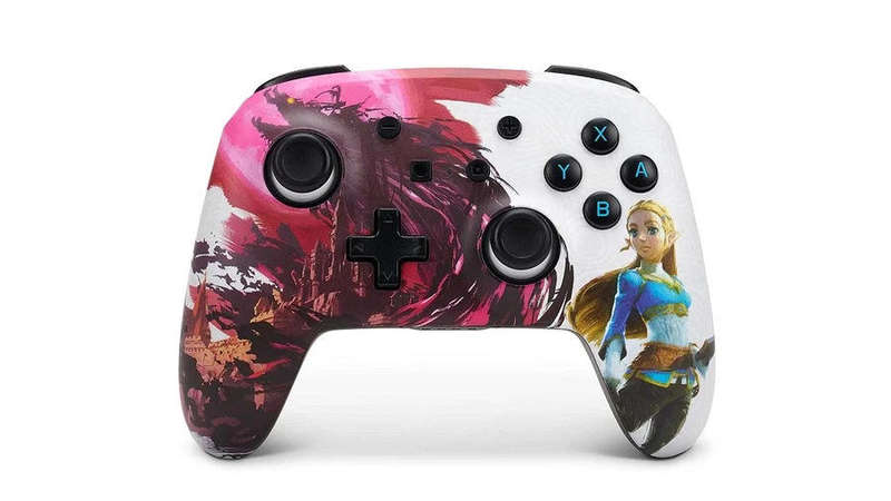PowerA Enhanced Wireless Nintendo Switch Controller  Blood Moon Zelda