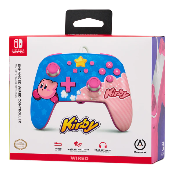 PowerA Enhanced Wired Nintendo Switch Controller  Kirby
