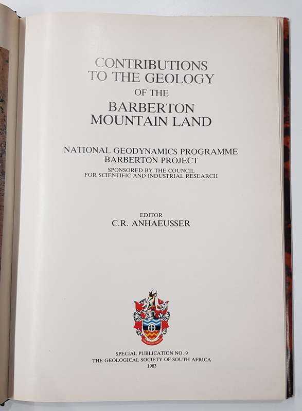 Contributions to the Geology of the Barberton Mountain Land.