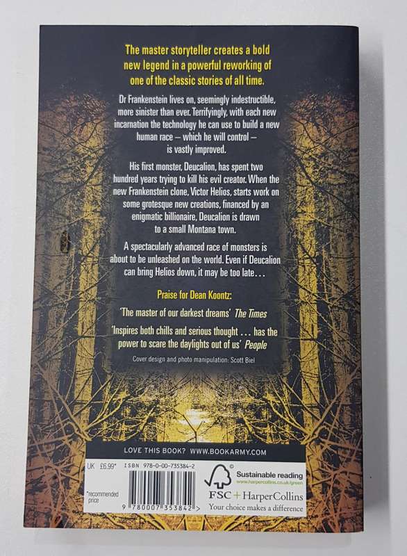 Frankenstein - Dean Koontz   Book Four  Lost Souls.