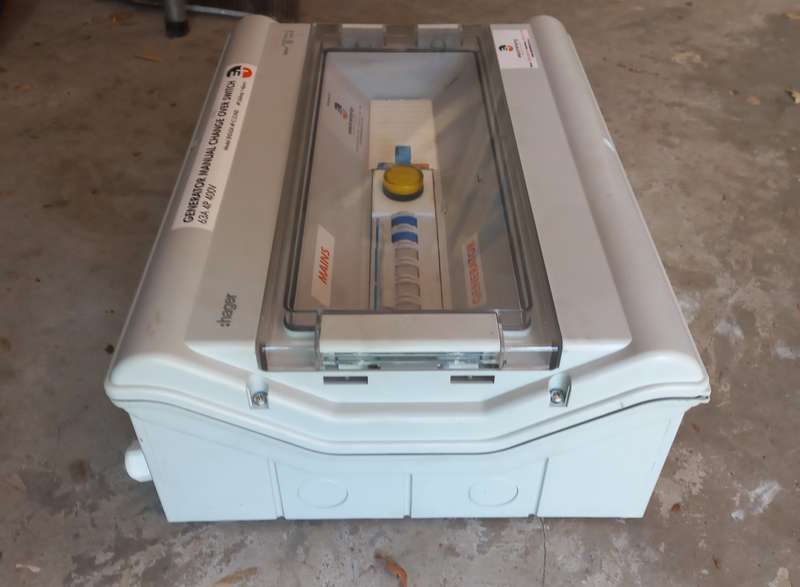 Manual Generator Change-over Box.