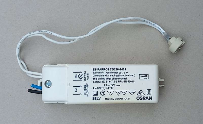 Electronic Transformers. OSRAM Electronic Transformer ET-PARROT 70.