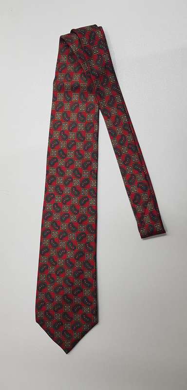 Mens Neckties: Description: Necktie made by Woolworths  Pure Silk.