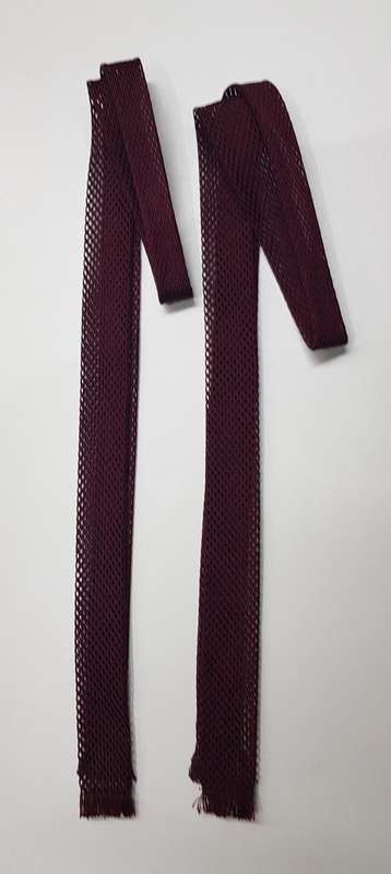 Mens Neckties: Description: Two Slimline knitted neckties.