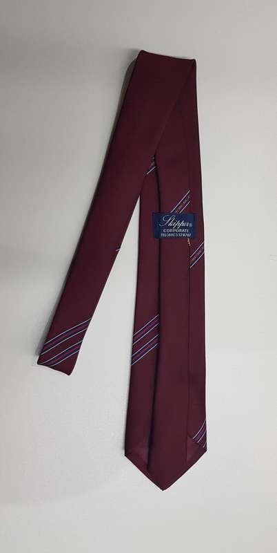 Mens Neckties: Description: Rotary International 100 Years - Necktie made by Skipper Corporate.