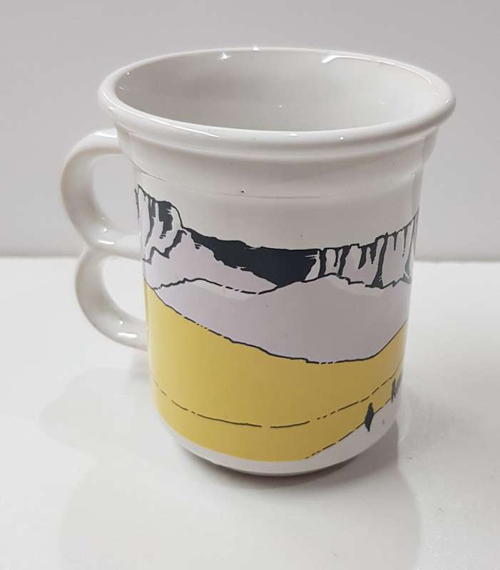 Royal Natal National Park souvenir Mug: A standard size mug with double loop handle