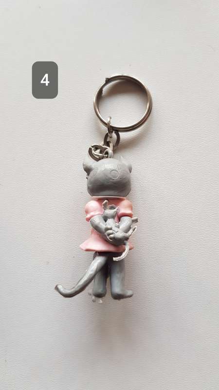 Vintage 1970s Dutch Advertising Figurines keyring collectables. An assortment of 9x vintage keyring