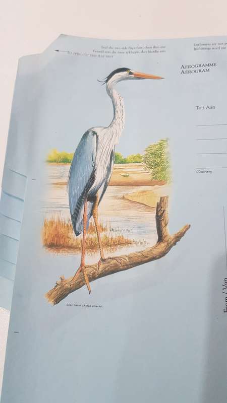 South African Post Office  7x Aerograms (Postal Air Mail Letter) with foreign postage paid