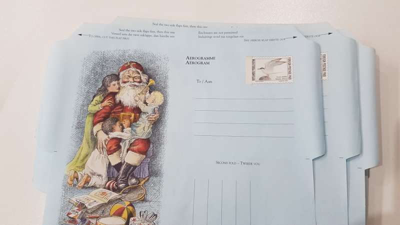 South African Post Office  8x Aerograms (Postal Air Mail Letter) with foreign postage paid