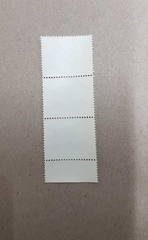 Strip of 3x fixed 1988 Lithops dorotheae RSA 5c stamp. Succulents on Stamps