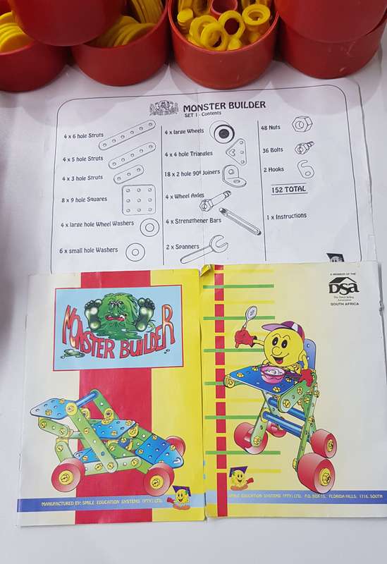 Smile Educational Toys  Monster Builder jumbo-sized construction set.