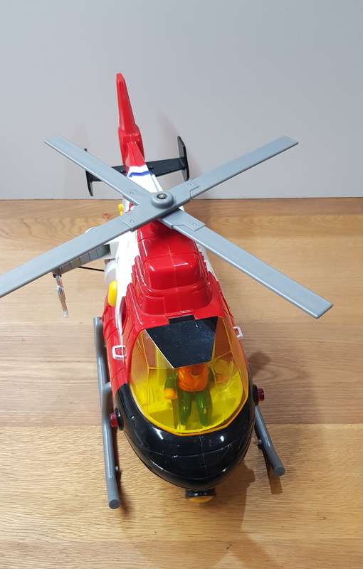 Dickie Toys Police Coast Guard Rescue Helicopter. Large Coast Guard Rescue Helicopter