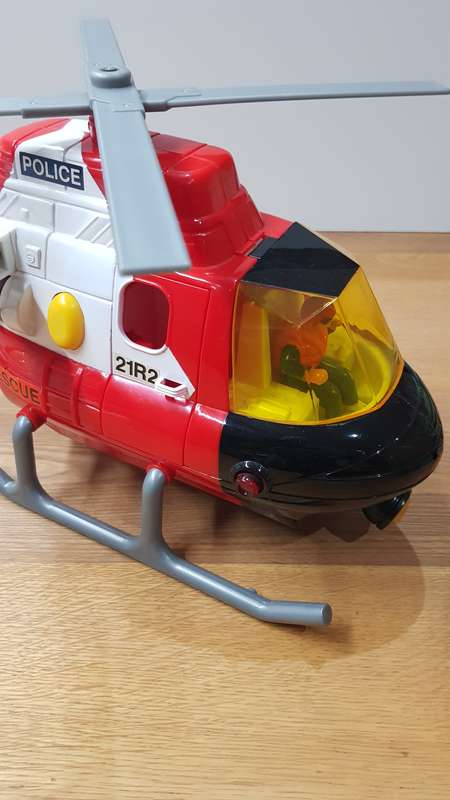 Dickie Toys Police Coast Guard Rescue Helicopter. Large Coast Guard Rescue Helicopter