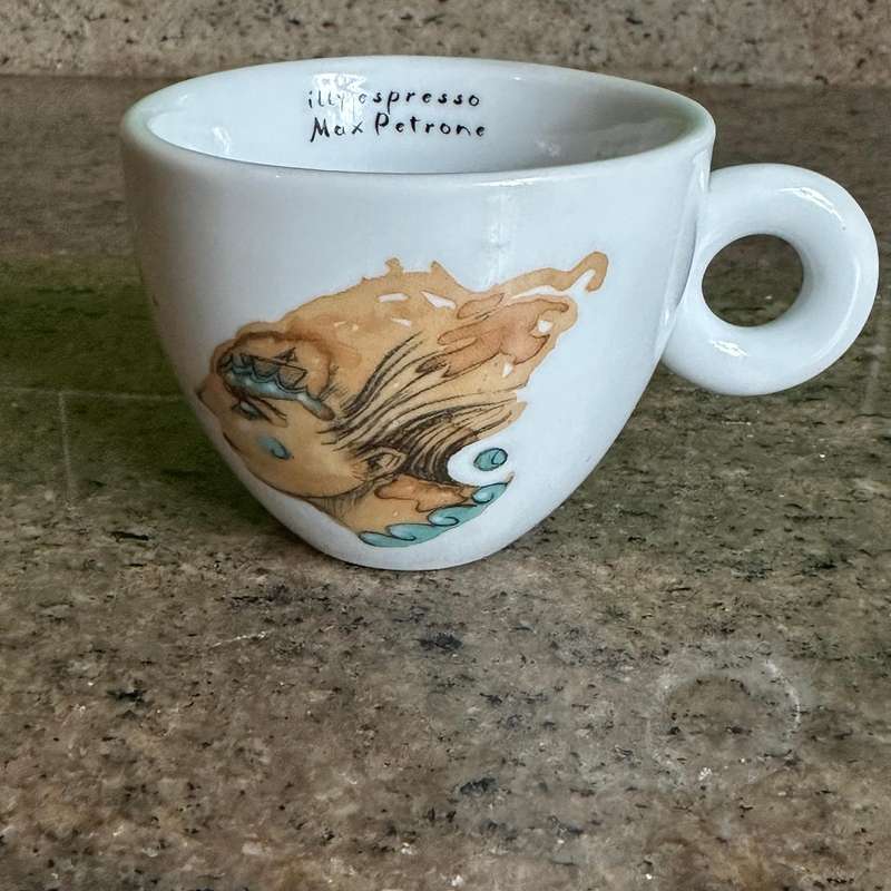 Illy Art Collection Espresso Cup  Max Petrone - Single Cup Only
