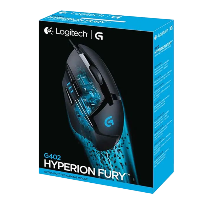 Brand New Logitech G402 Hyperion Fury FPS Gaming Mouse