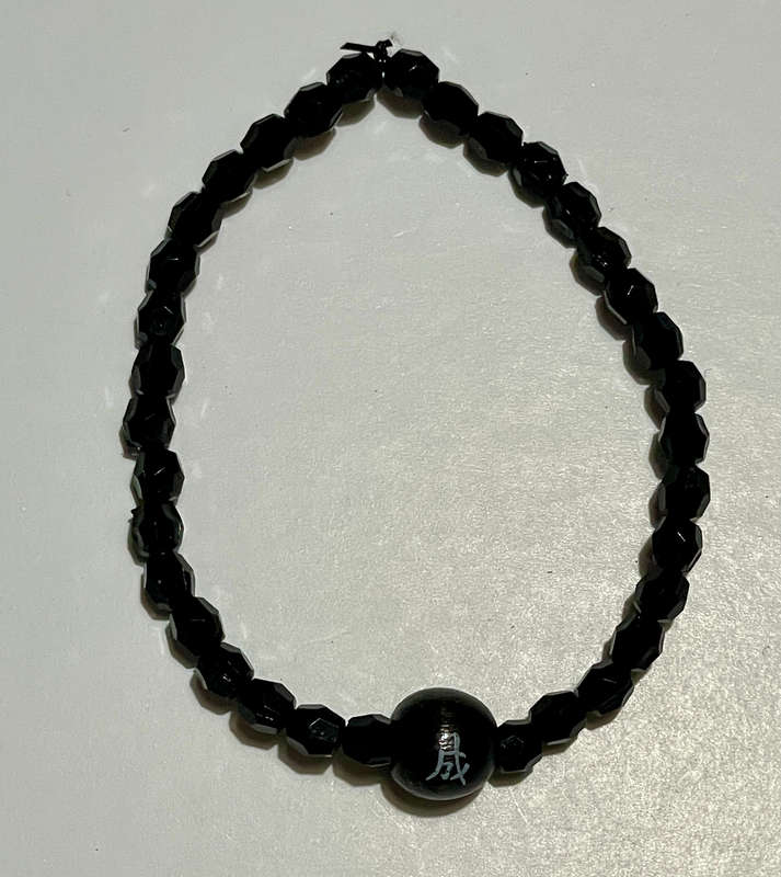 Buddha Power Bead Bracelet - Black