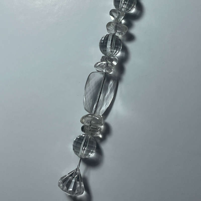 Shimmer Clear Bag Charm