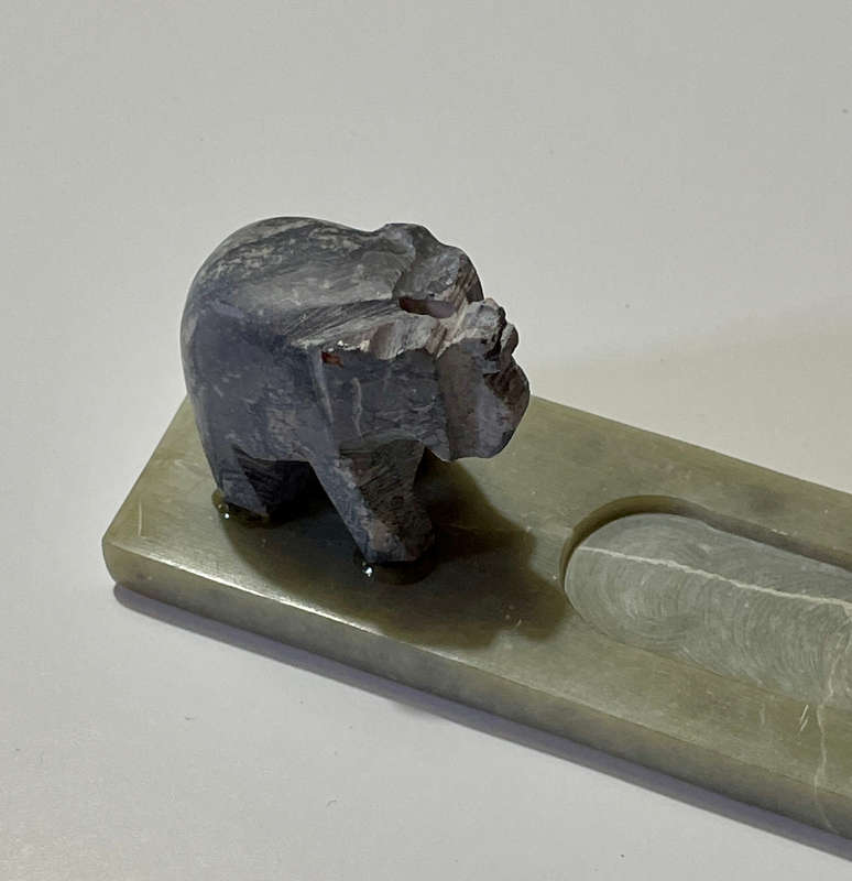 Soapstone Elephant Incense Burner