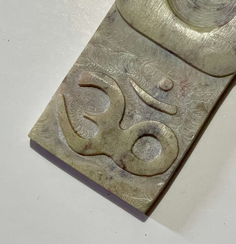 Ohm Soapstone incense burner