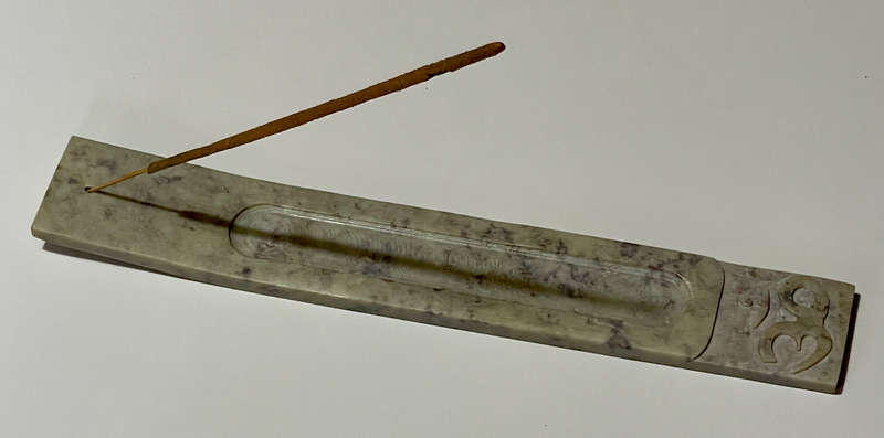 Ohm Soapstone incense burner