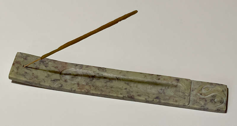 Yin/Yang Soapstone incense burner
