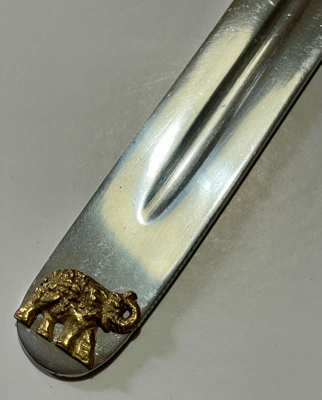Elephant Brass and Aluminium incense burner