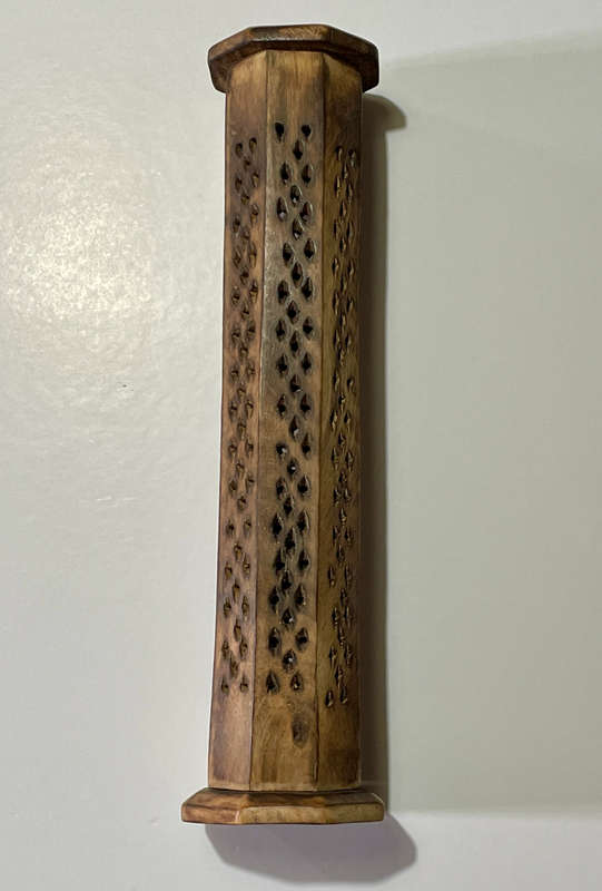 Hexagonal Tower Tall Incense Burner