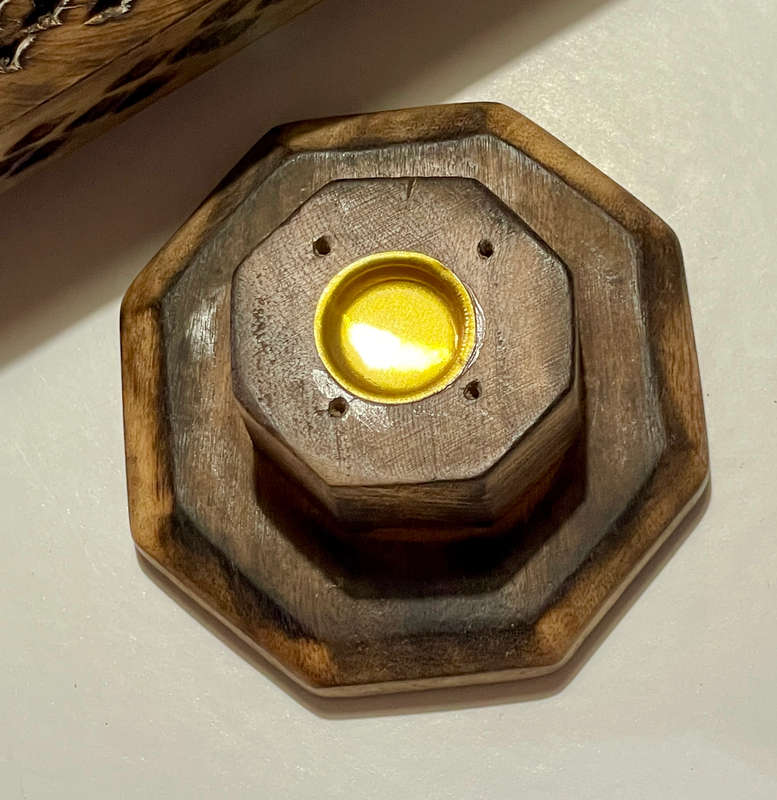 Hexagonal Tower Tall Incense Burner