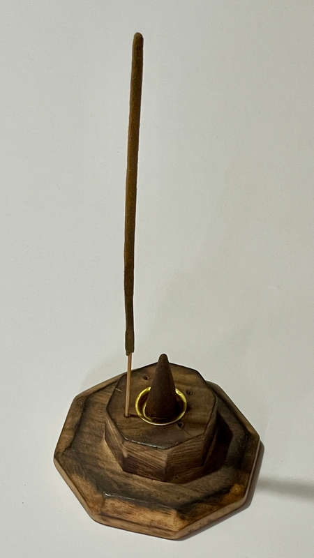 Hexagonal Tower Tall Incense Burner