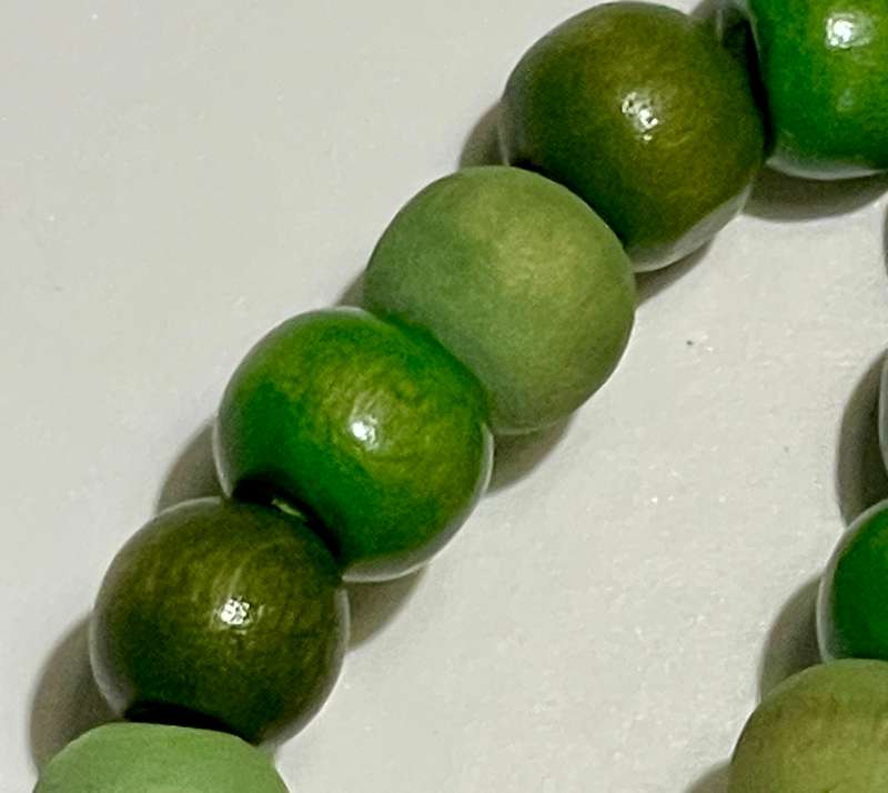 Green Wooden Bracelet