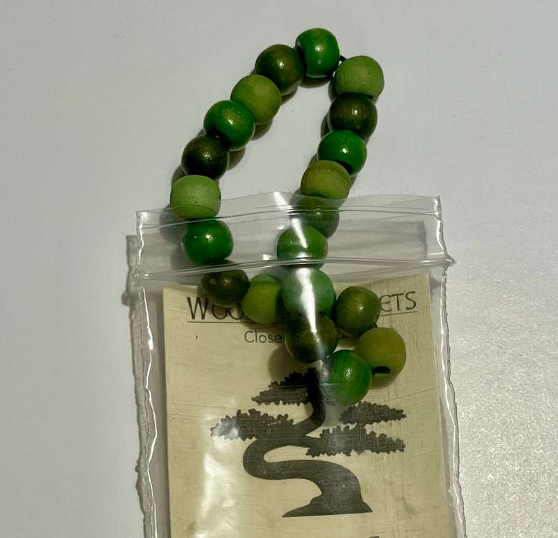Green Wooden Bracelet