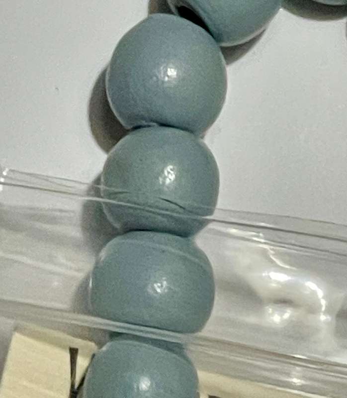 Smokey Blue Wooden Bracelet