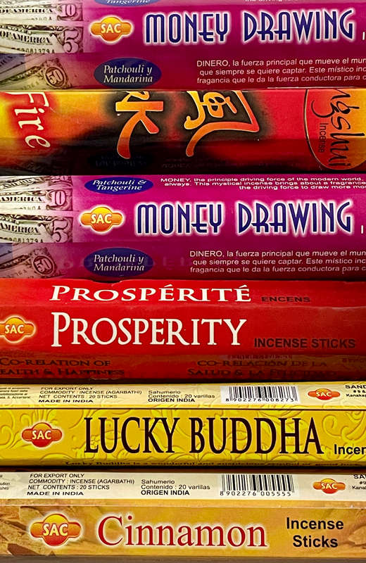 Money and Luck Incense Collection A