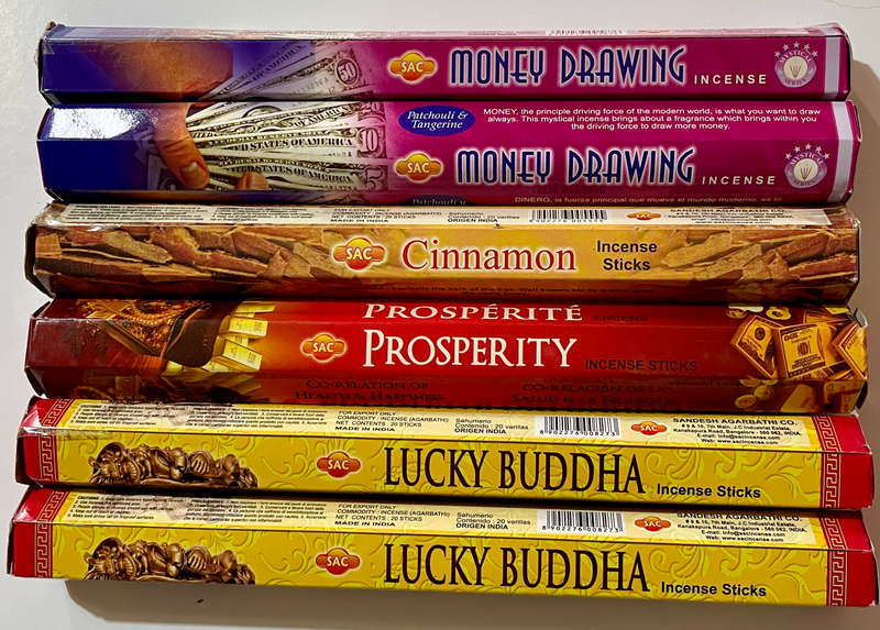 Money and Luck Incense Collection B