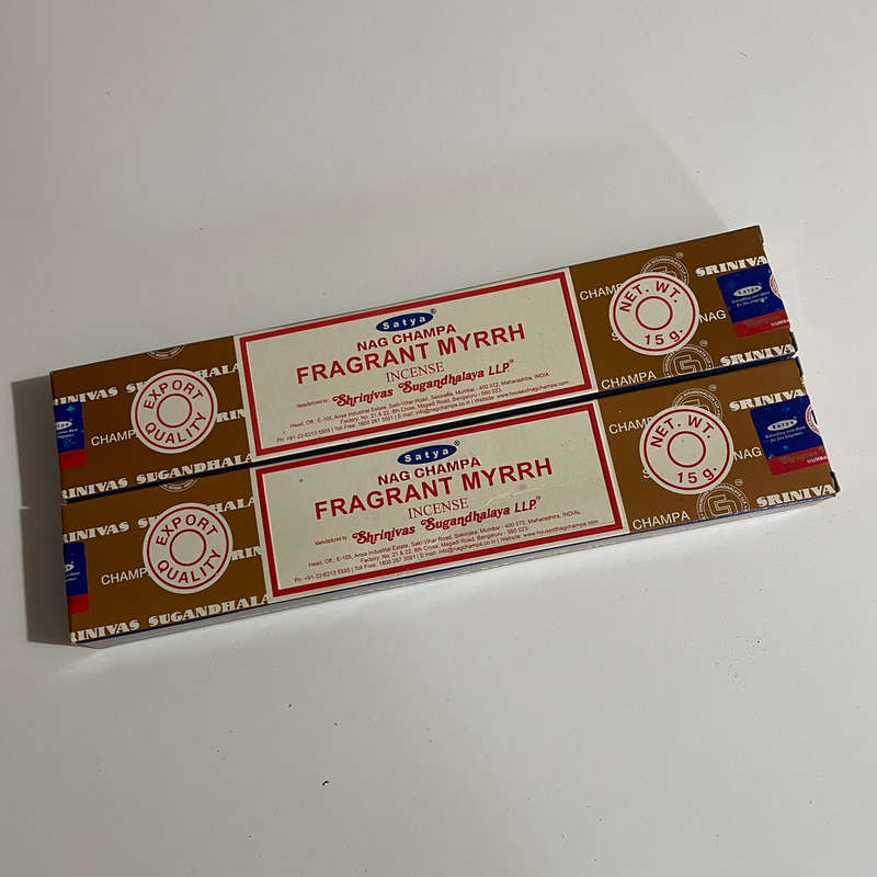 Fragrant Myrrh Incense - SATYA Nag Champa