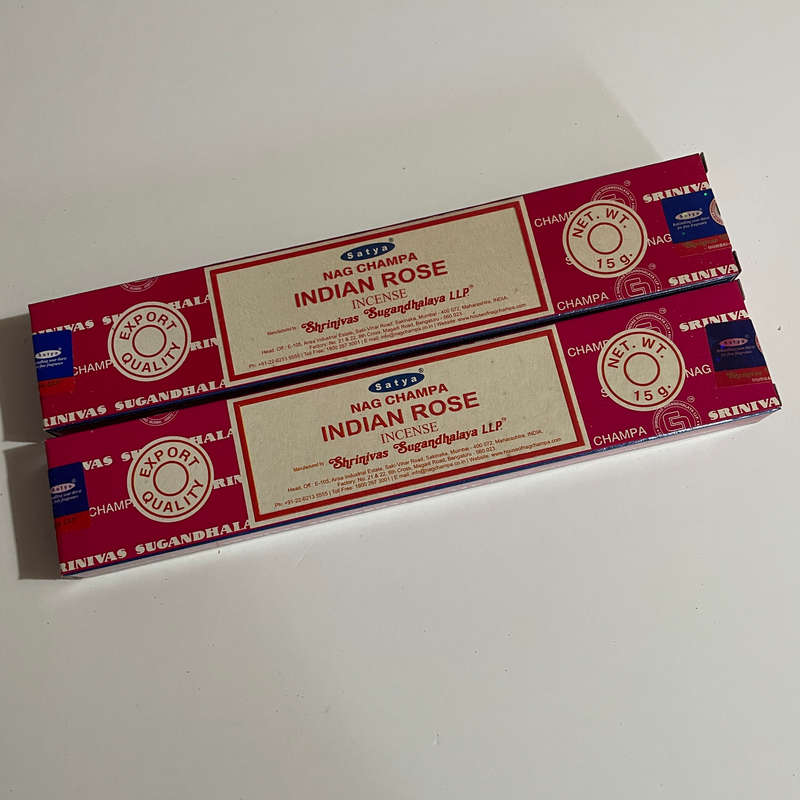 Indian Rose Incense - SATYA Nag Champa