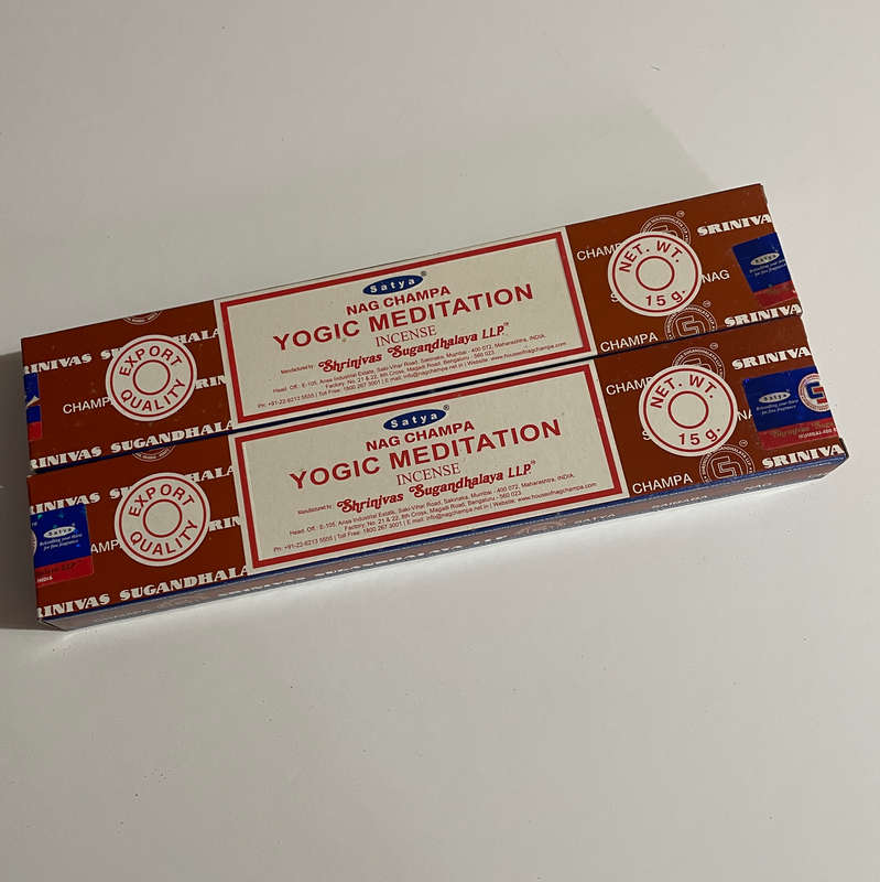 Yogic Meditation Incense - SATYA Nag Champa