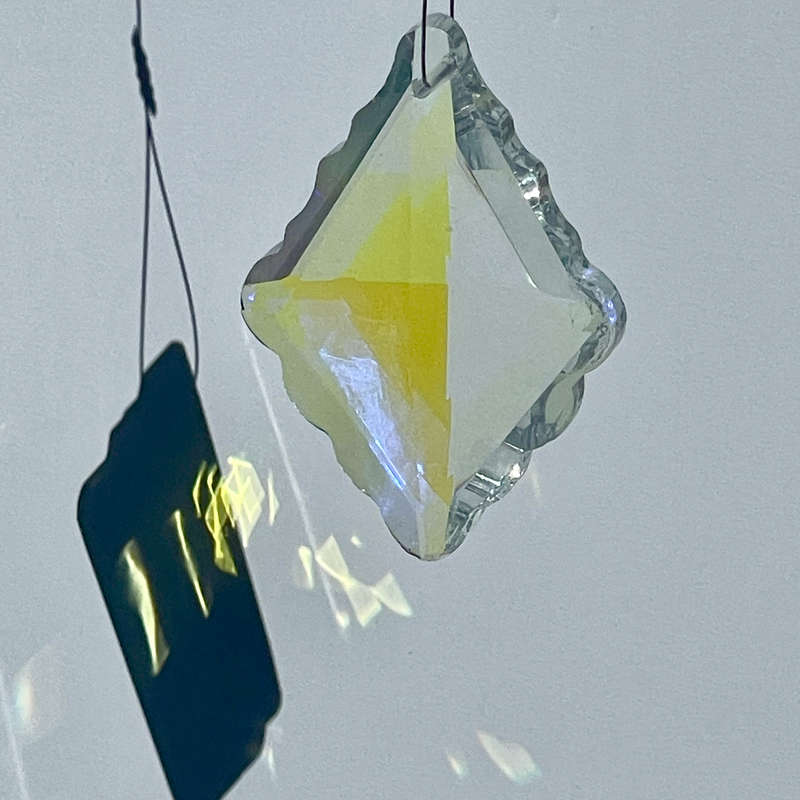 Rainbow Suncatcher - Scalloped Diamond