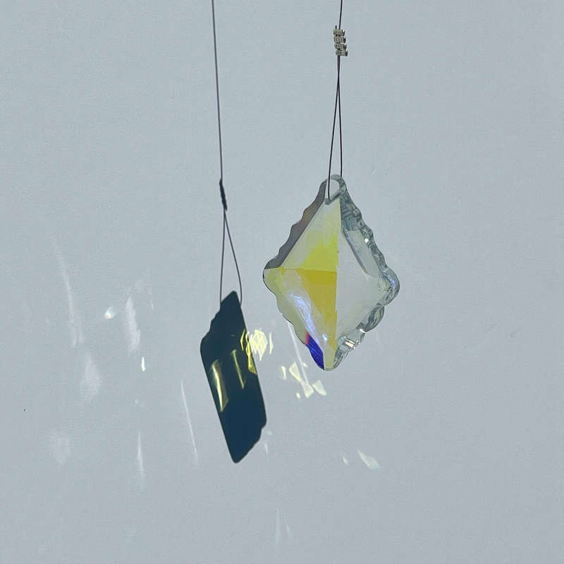 Rainbow Suncatcher - Scalloped Diamond
