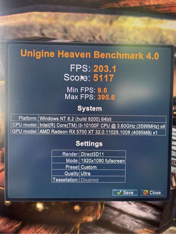 RX5700XT gaming pc
