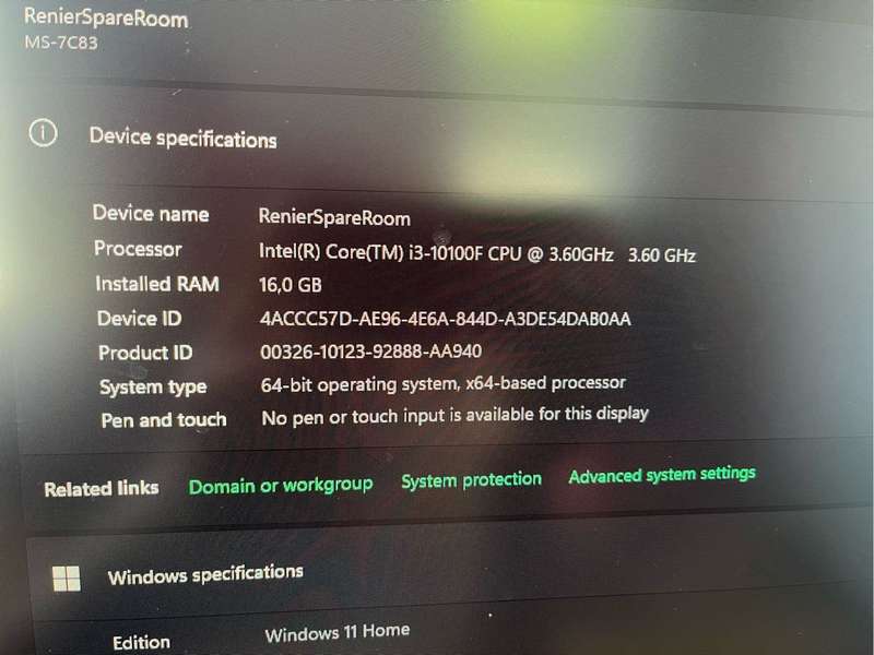 RX5700XT gaming pc