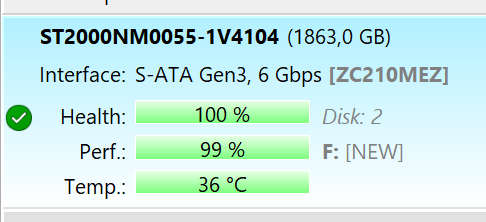 2TB Seagate HDD