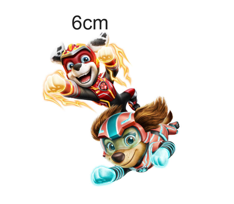 Mighty Paw Patrol Sticker Pack - 50 Pack Vinyl Stickers