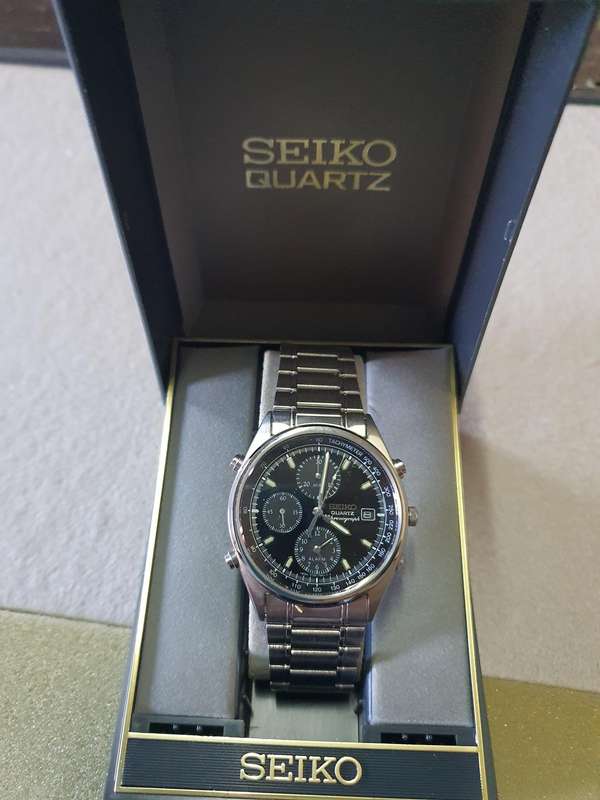 Seiko Antique Analogue Quartz Sports Watch 1994 7T32