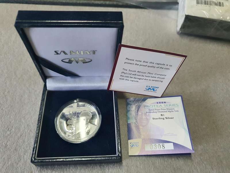 SA Mint 2006 1R Sterling Silver Coin