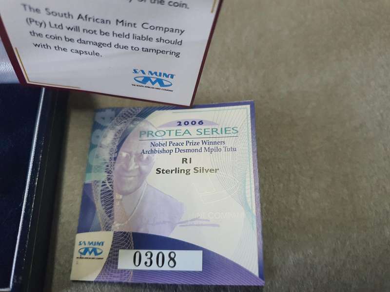 SA Mint 2006 1R Sterling Silver Coin